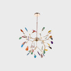 Agate Chandelier Colorful Branching