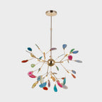Agate Chandelier Colorful Branching