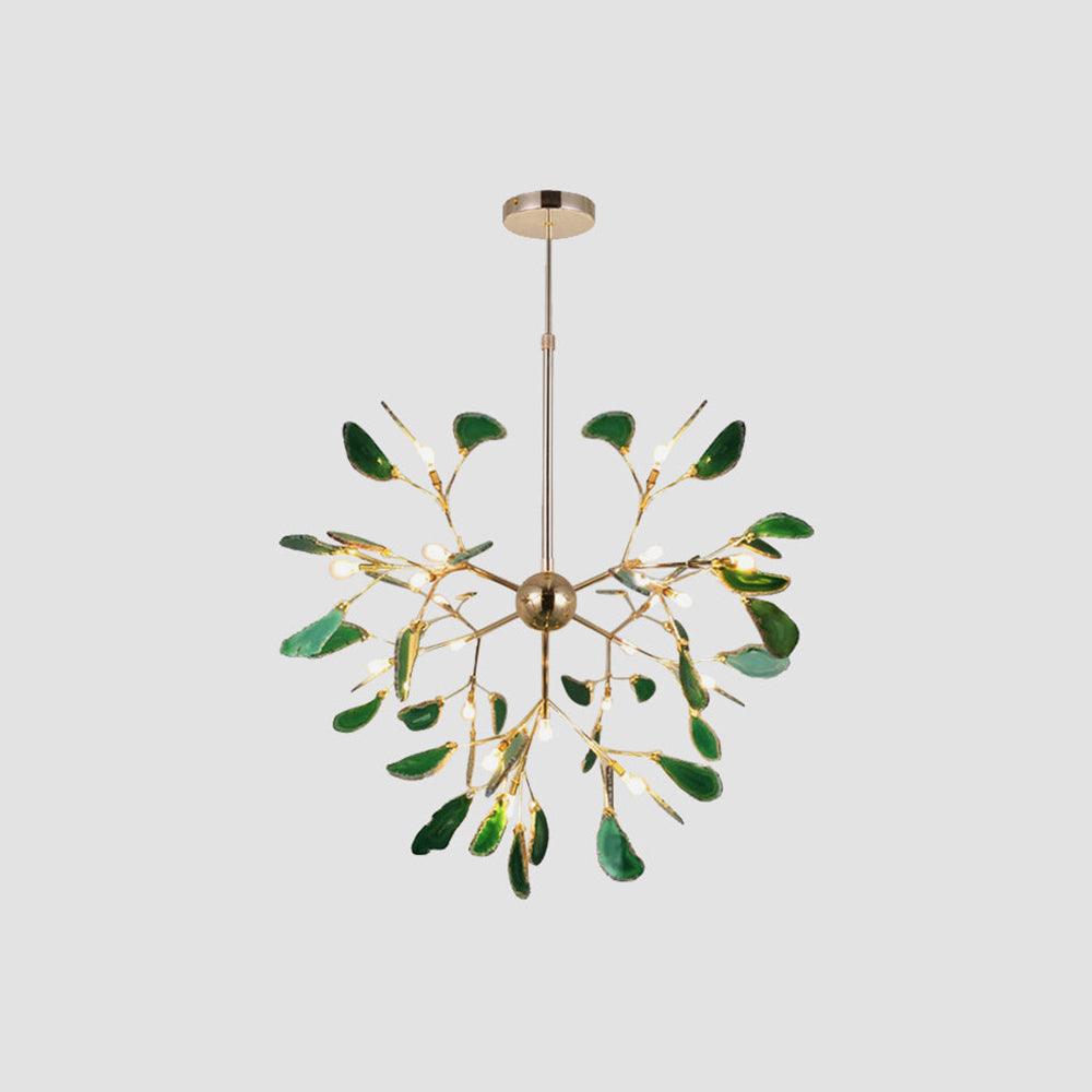 Agate Chandelier Colorful Branching