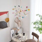 Agate Chandelier Colorful Branching