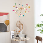Agate Chandelier Colorful Branching
