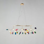 Agate Chandelier Colorful Branching