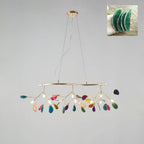 Agate Chandelier Colorful Branching