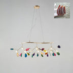 Agate Chandelier Colorful Branching