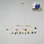 Agate Chandelier Colorful Branching