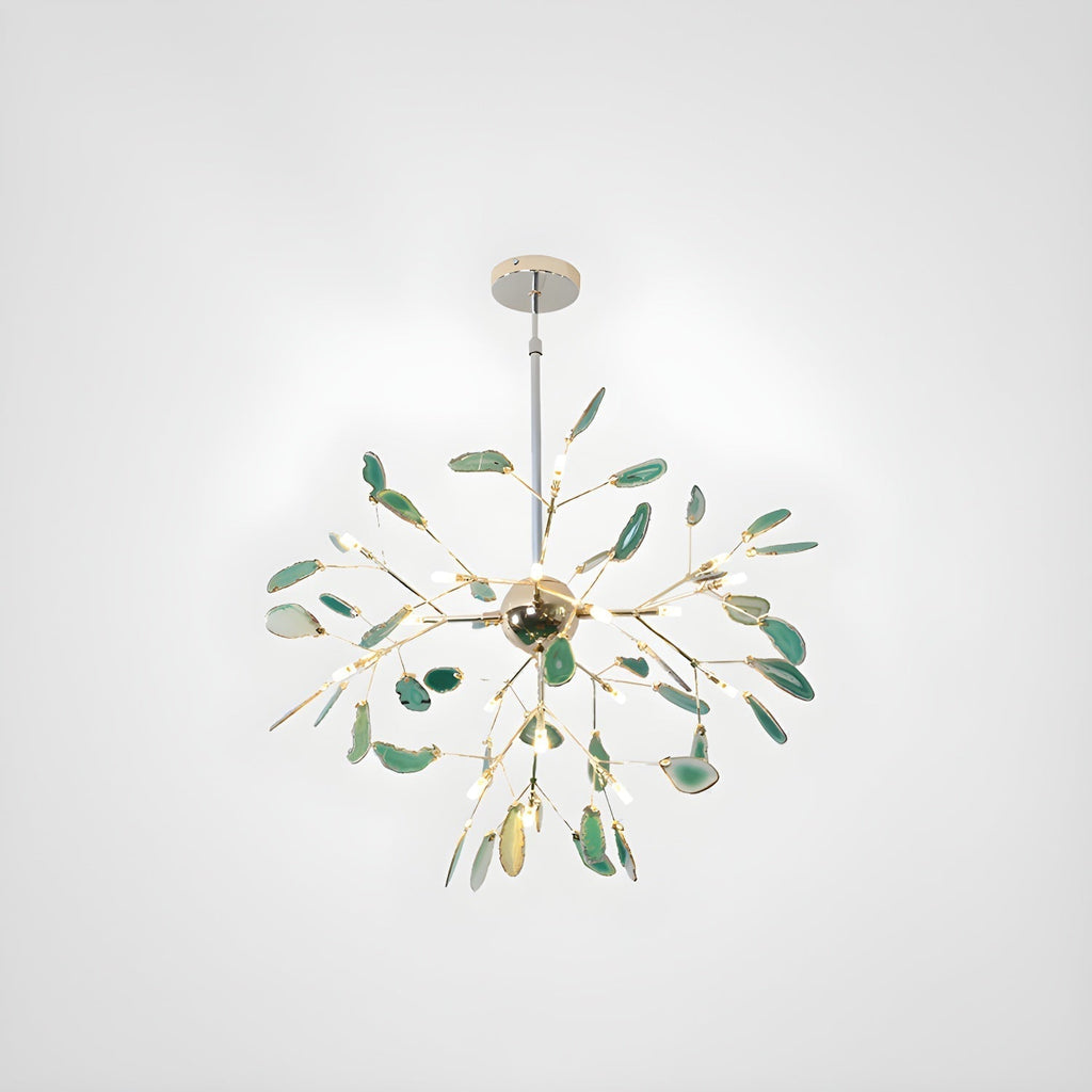 Agate Chandelier Colorful Branching