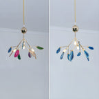 Agate Chandelier Colorful Branching