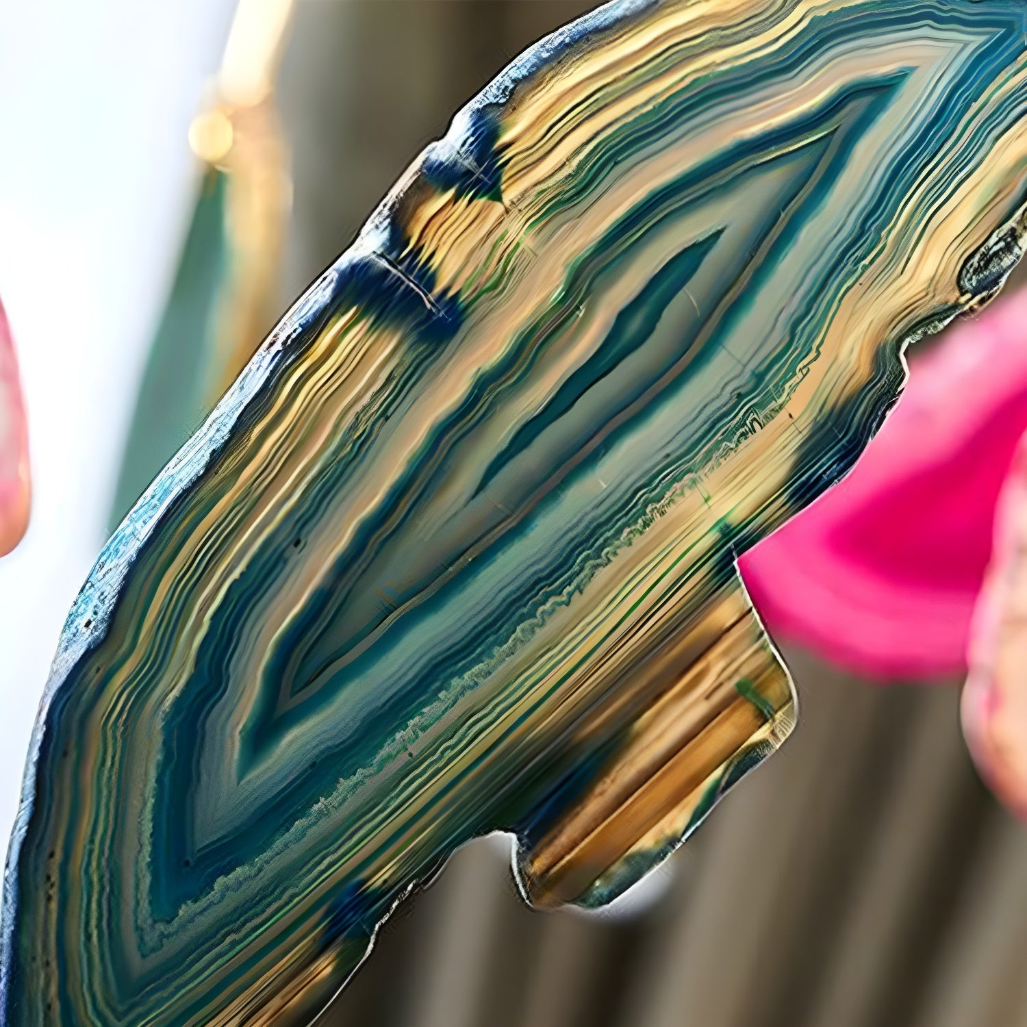 Agate Chandelier Colorful Branching