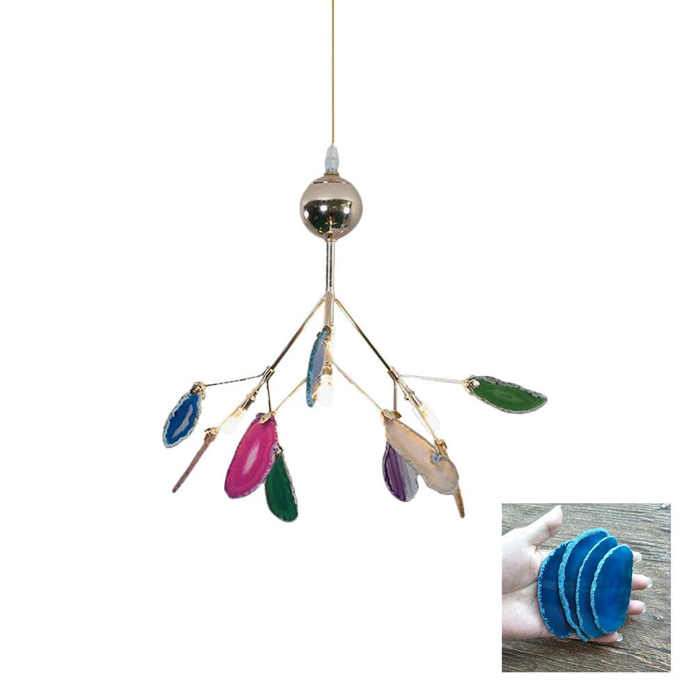 Agate Chandelier Colorful Branching