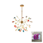 Agate Chandelier Colorful Branching
