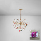 Agate Chandelier Colorful Branching