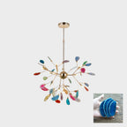 Agate Chandelier Colorful Branching