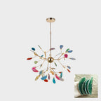 Agate Chandelier Colorful Branching