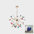Agate Chandelier Colorful Branching