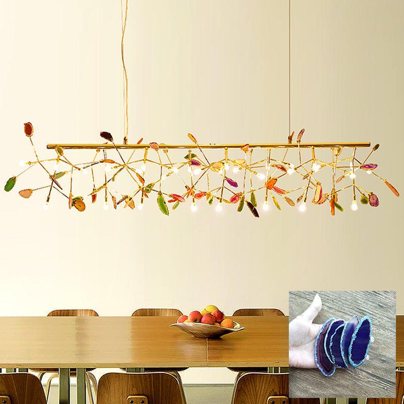 Agate Chandelier Colorful Branching