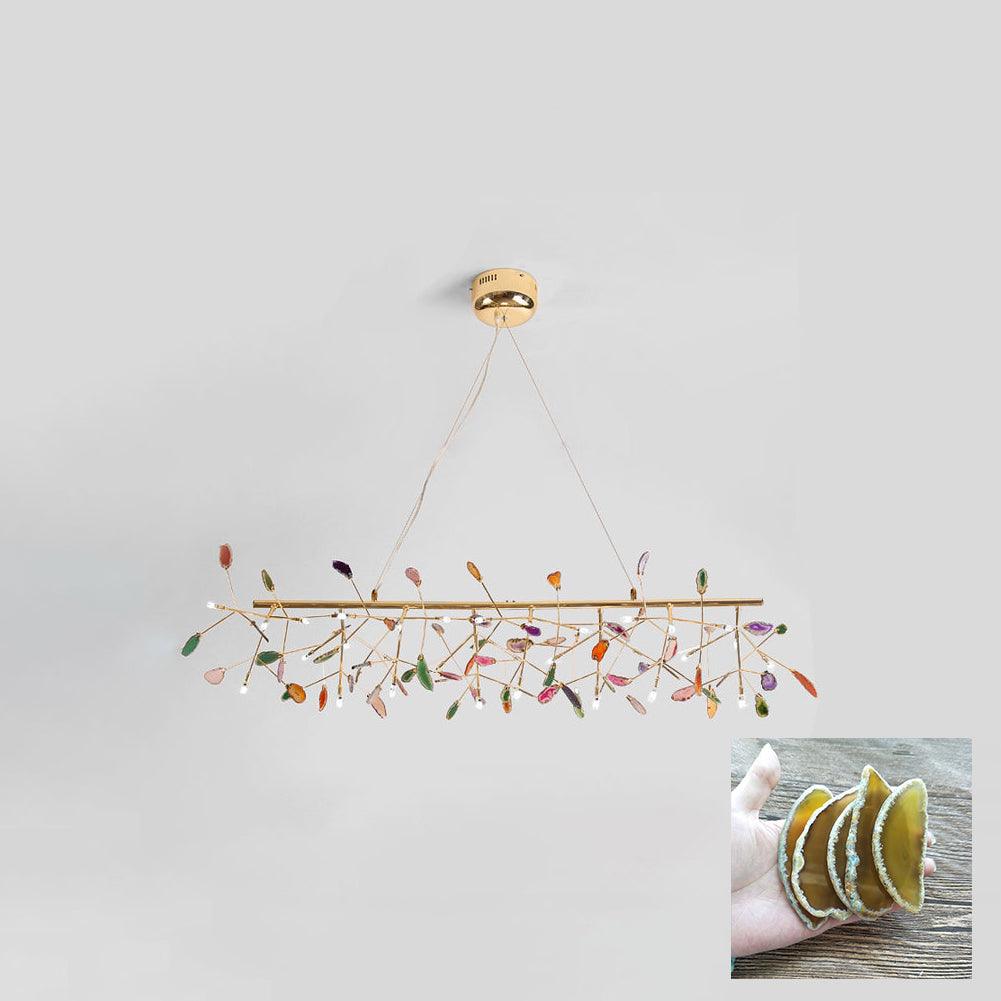 Agate Chandelier Colorful Branching