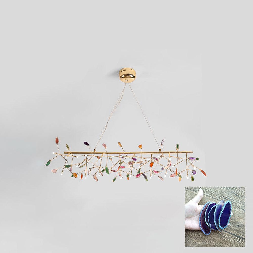 Agate Chandelier Colorful Branching
