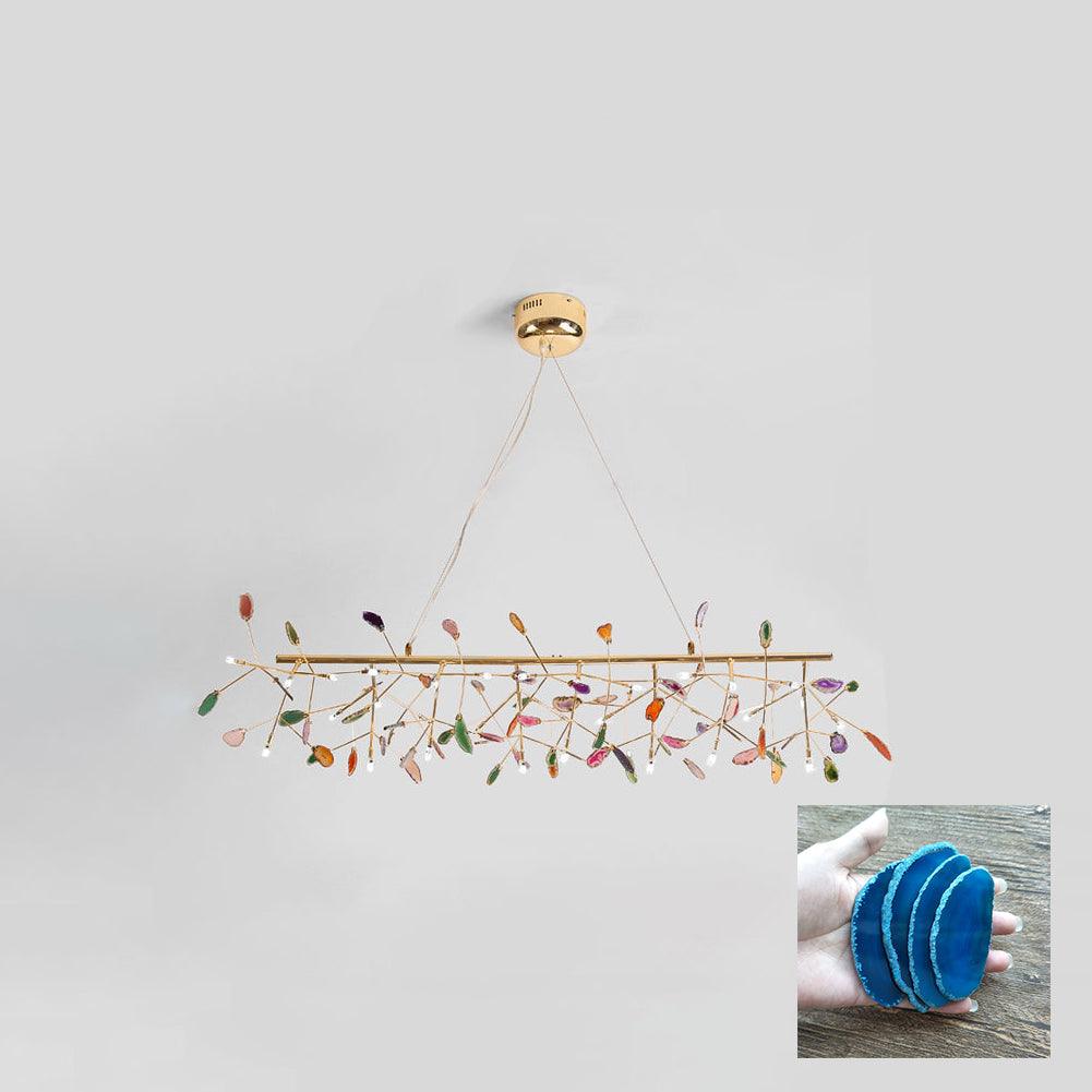 Agate Chandelier Colorful Branching