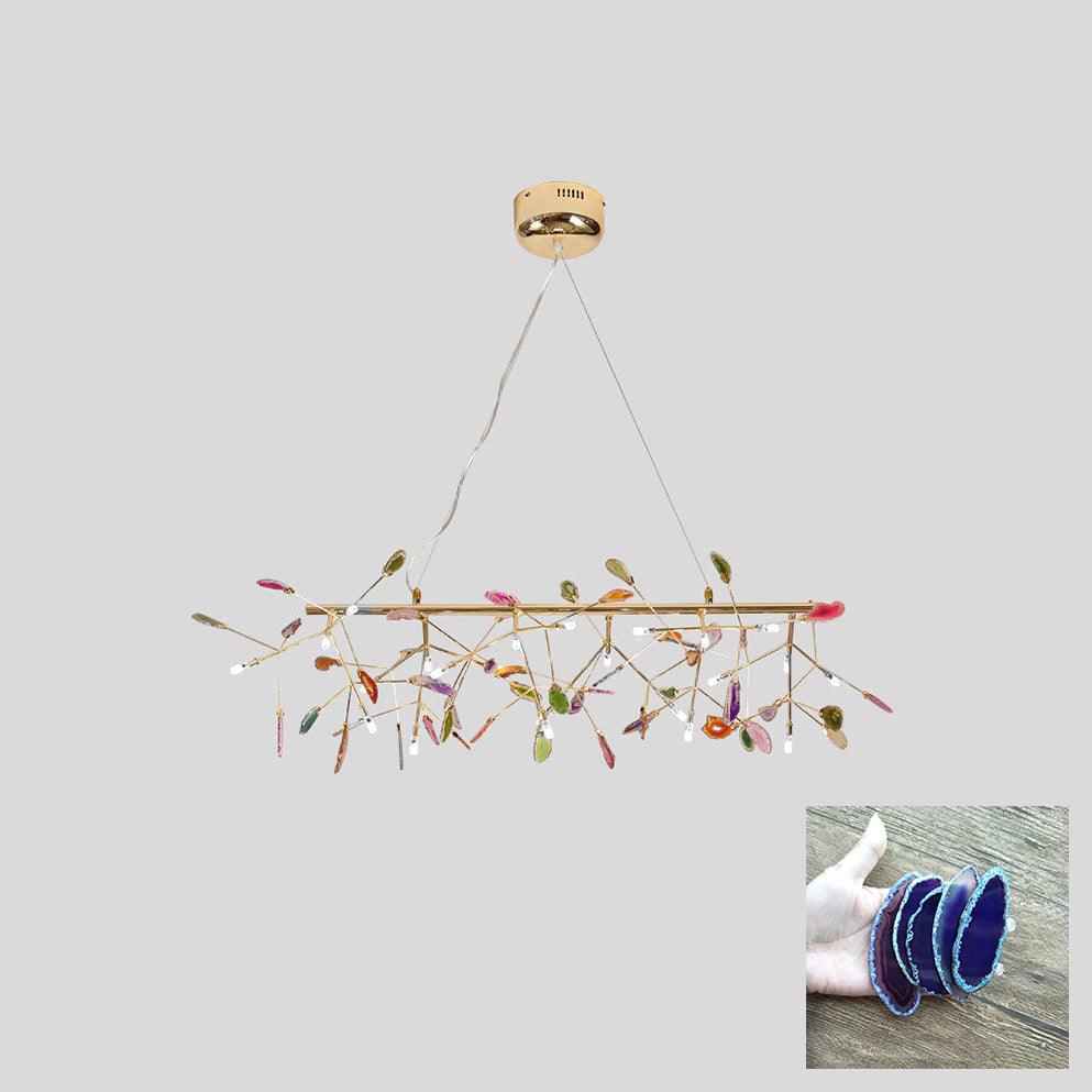 Agate Chandelier Colorful Branching