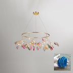 Agate Chandelier Colorful Branching