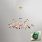 Agate Chandelier Colorful Branching