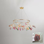 Agate Chandelier Colorful Branching