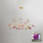 Agate Chandelier Colorful Branching