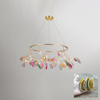 Agate Chandelier Colorful Branching