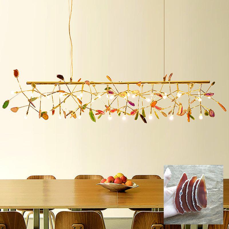 Agate Chandelier Colorful Branching