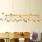 Agate Chandelier Colorful Branching