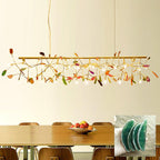 Agate Chandelier Colorful Branching