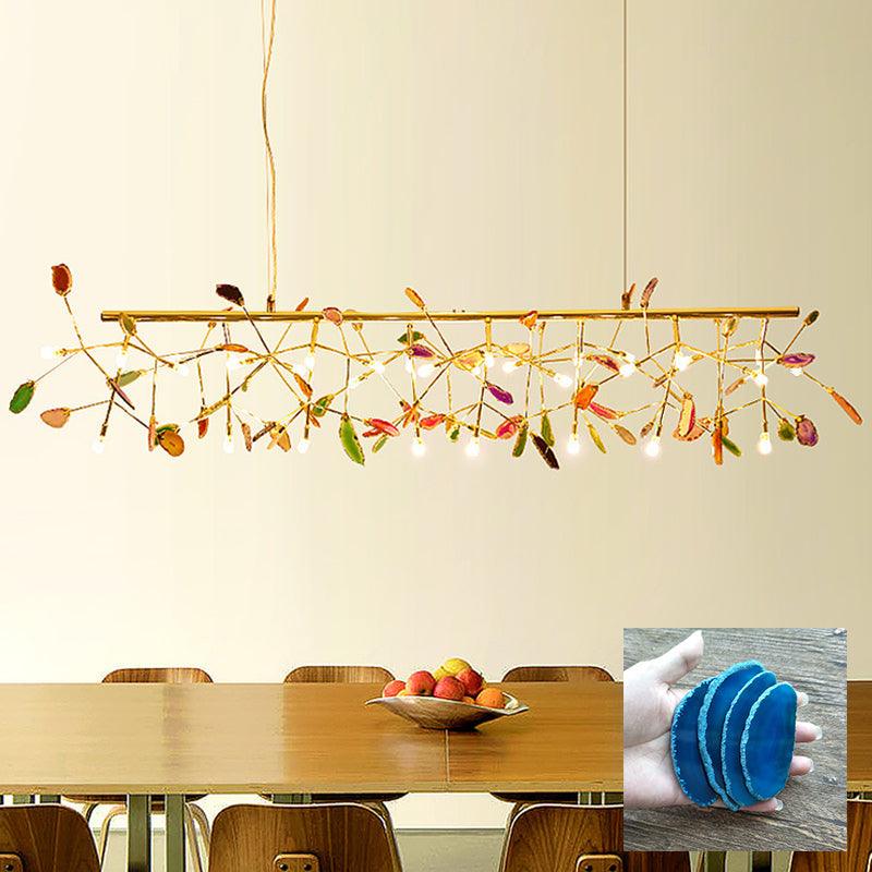 Agate Chandelier Colorful Branching