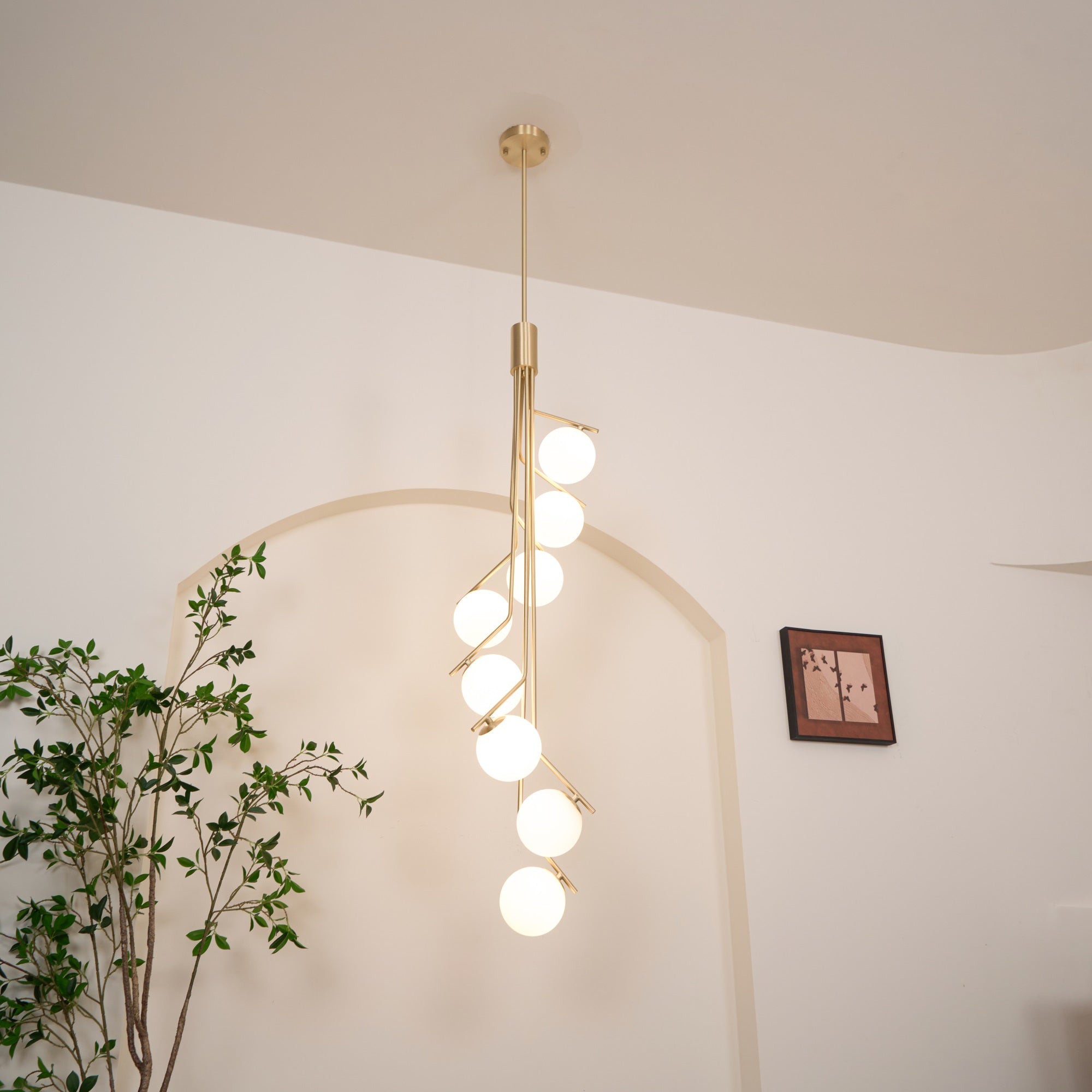 Ageet Modern Minimalist  Glass Pendant Light