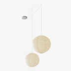 Luna Pendant Light Japanese Paper Globe