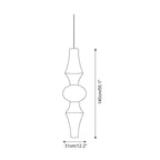 Zyora Sculptural Paper Pendant Lamp