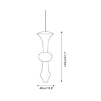 Zyora Sculptural Paper Pendant Lamp