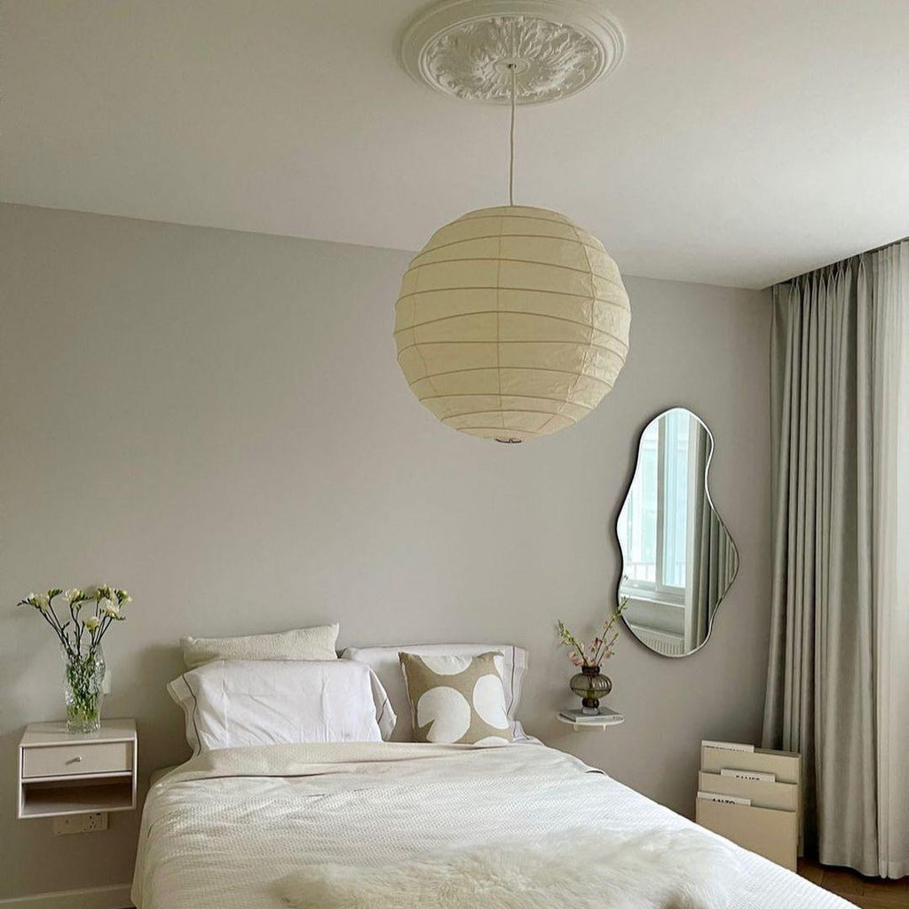 Luna Pendant Light Japanese Paper Globe