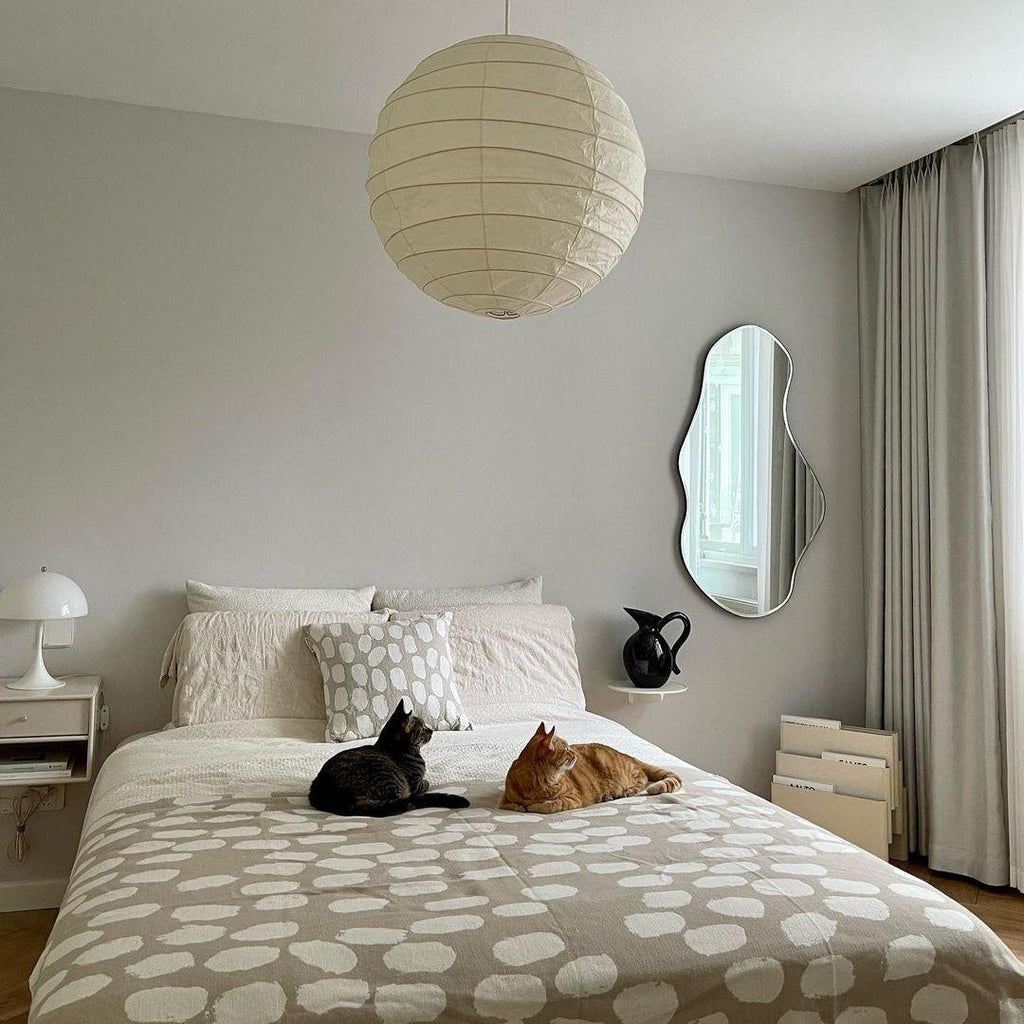 Luna Pendant Light Japanese Paper Globe