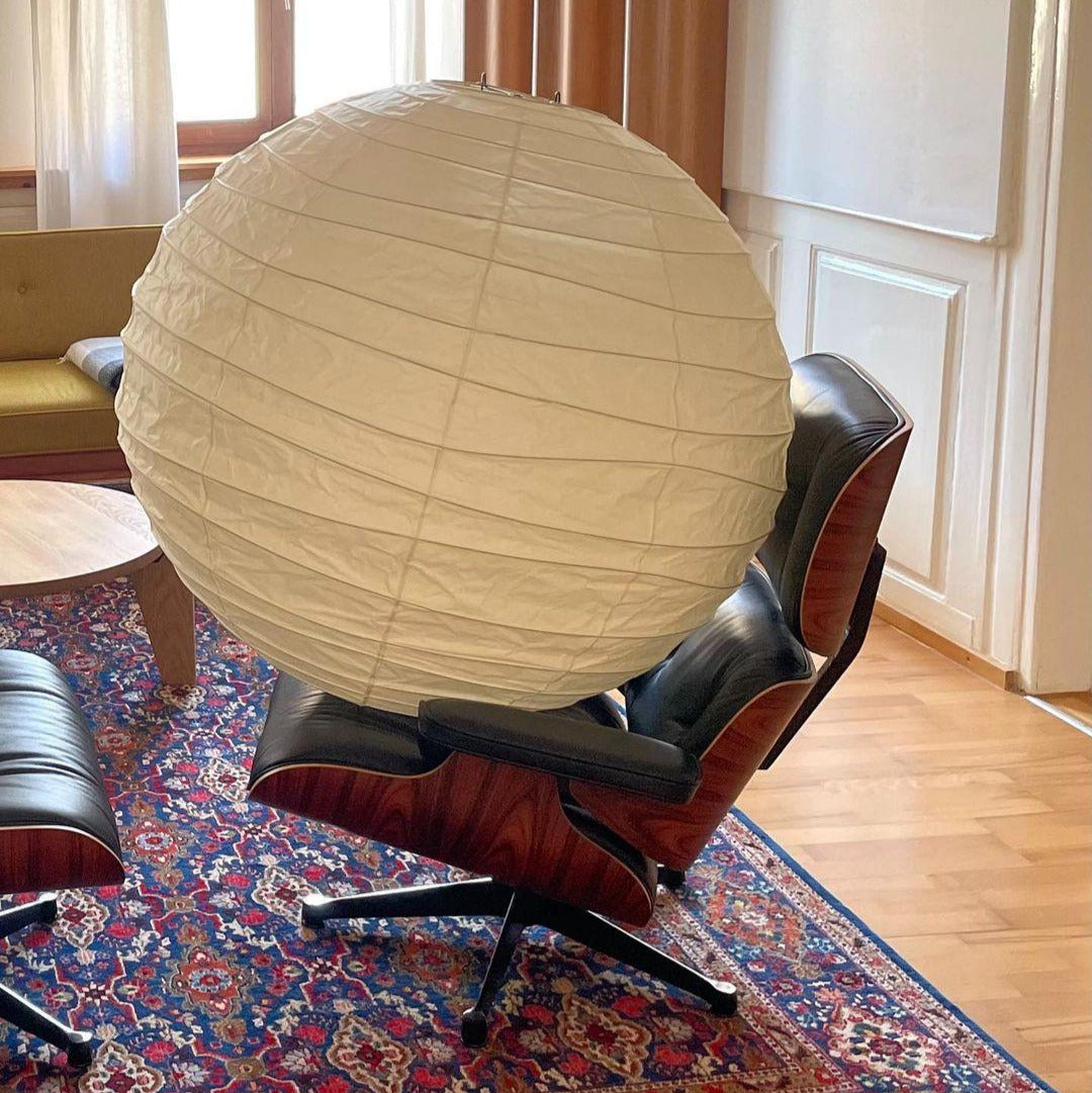 Luna Pendant Light Japanese Paper Globe