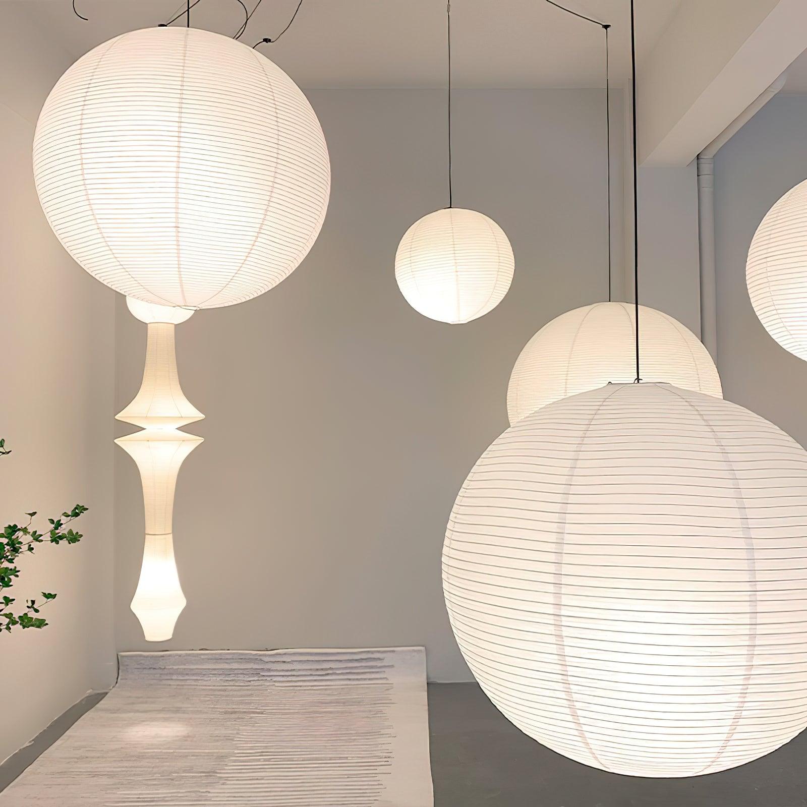 Sylin Pendant Swag Light Mulberry Silk