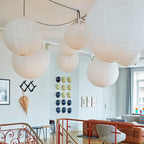 Sylin Pendant Swag Light Mulberry Silk