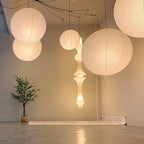 Sylin Pendant Swag Light Mulberry Silk