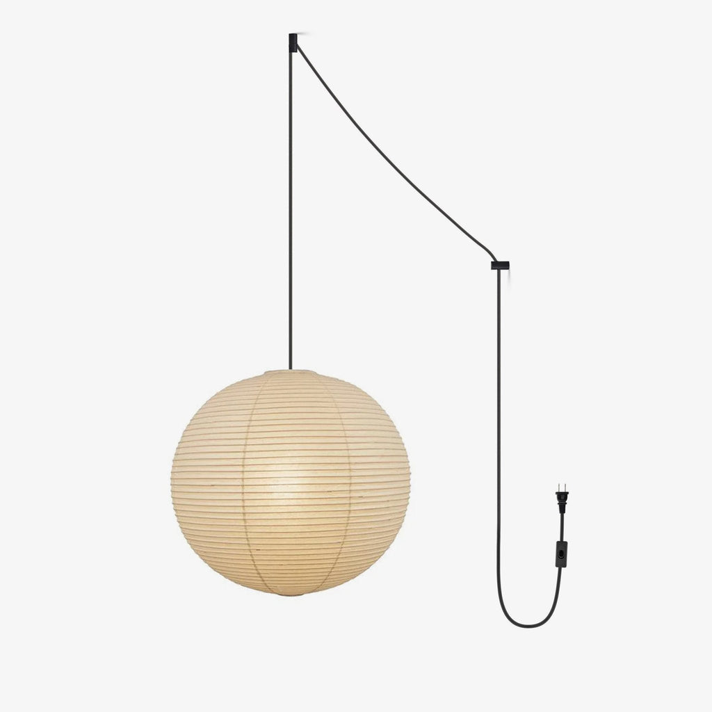 Sylin Pendant Swag Light Mulberry Silk