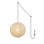 Sylin Pendant Swag Light Mulberry Silk