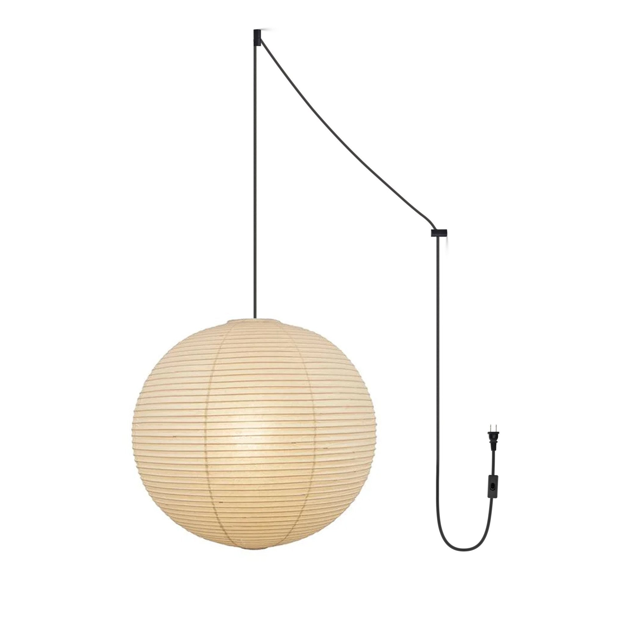 Sylin Pendant Swag Light Mulberry Silk