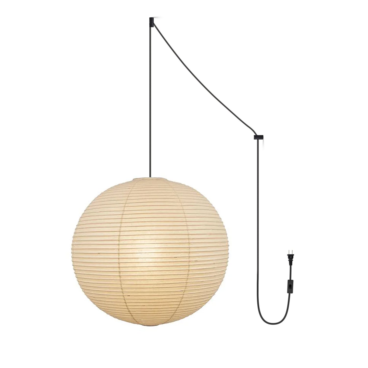 Sylin Pendant Swag Light Mulberry Silk
