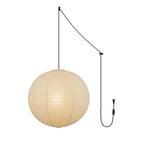 Sylin Pendant Swag Light Mulberry Silk
