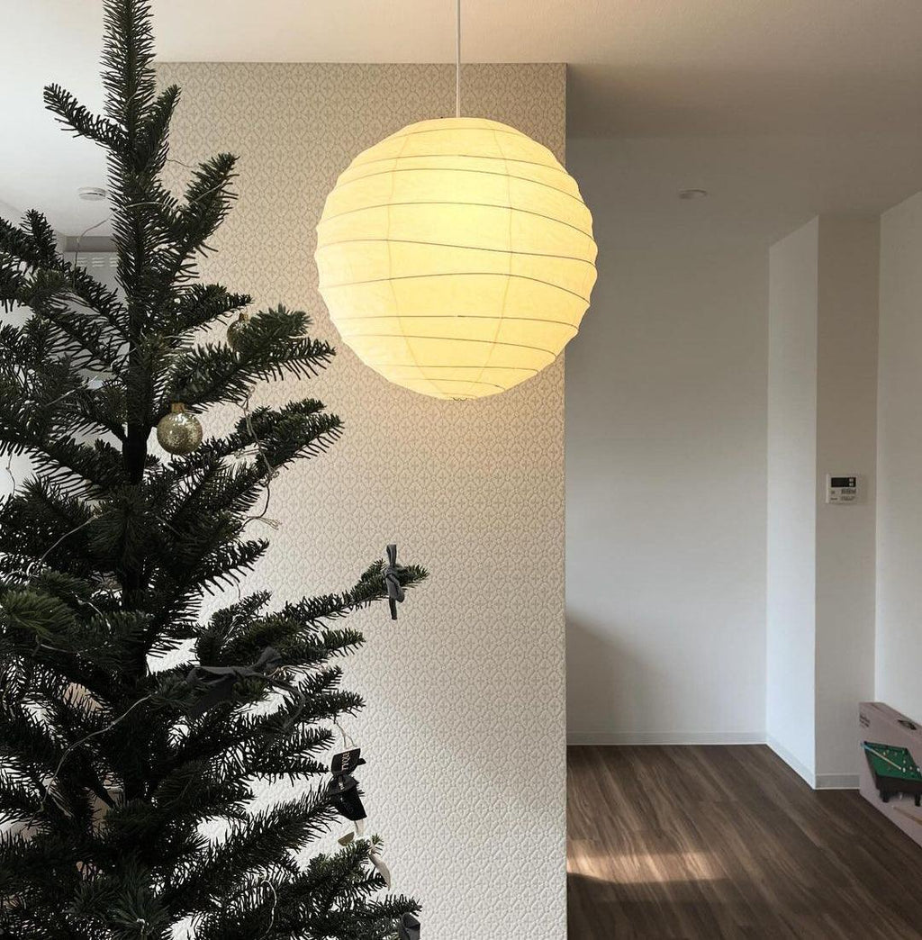Luna Pendant Light Japanese Paper Globe