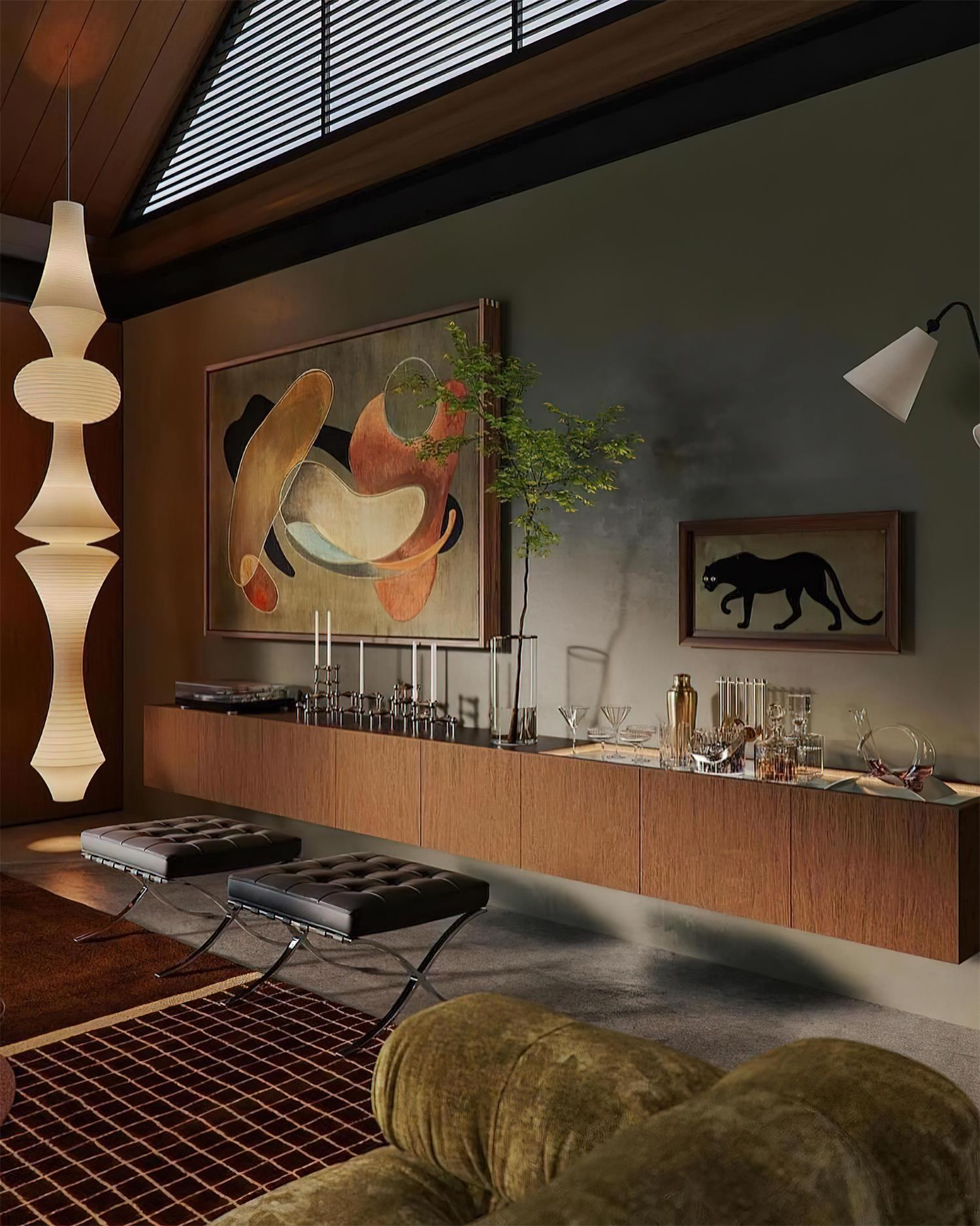Zyora Sculptural Paper Pendant Lamp