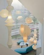 Zyora Sculptural Paper Pendant Lamp